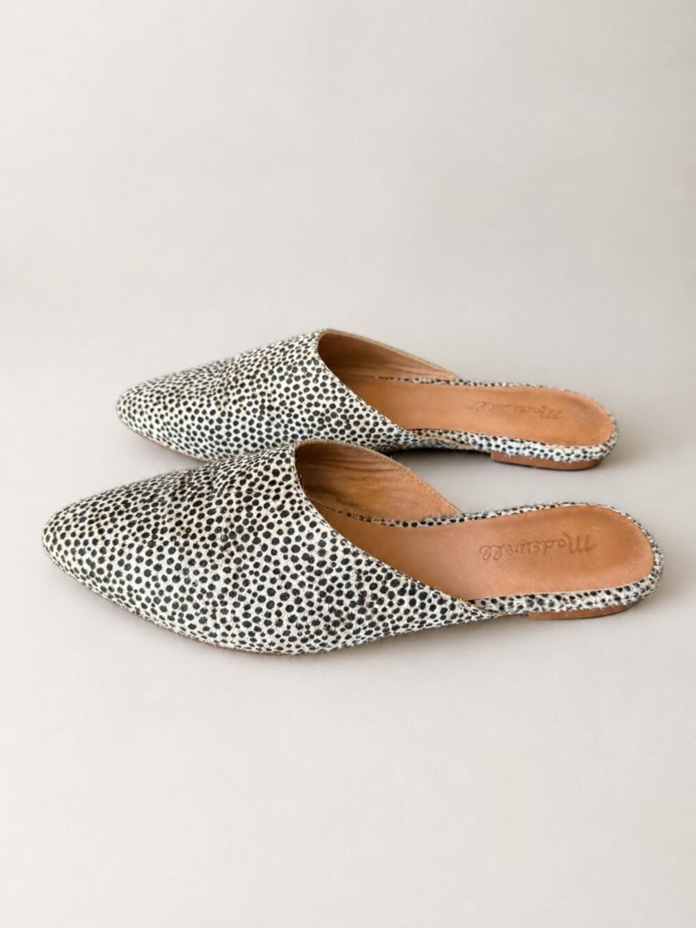 Madewell Emilia Mule in Dotted Calf Hair - Picture 3 of 6